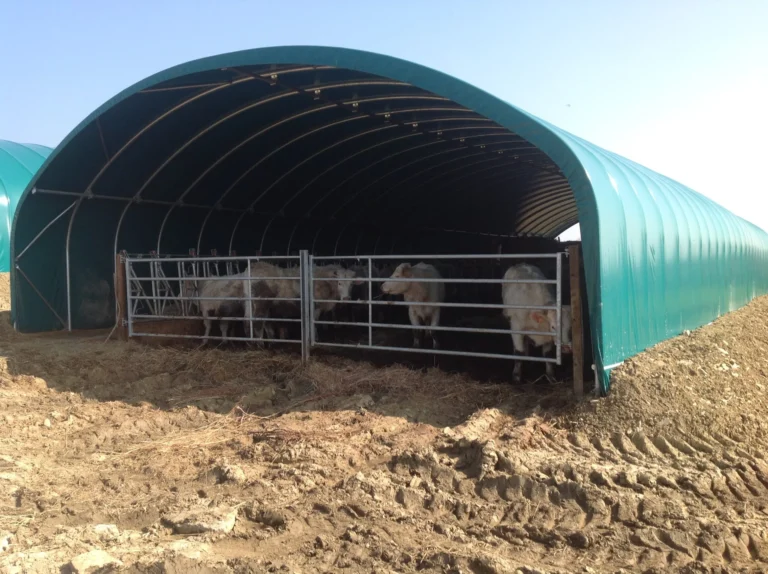 Abri agricole professionnel pour stockage ou stabulation