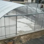 Serre professionnelle sur dalle