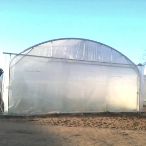 Le pignon à enroulement sur une serre professionnelle