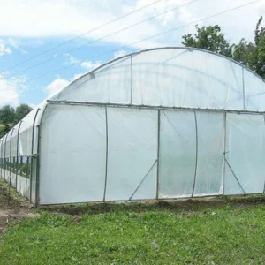 Une grande serre professionnelle, pignon relevable et ALE