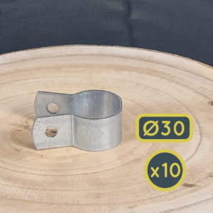 10 Colliers diamètre 30 pour serre