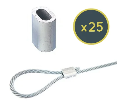 Un manchon alu pour la tension de bâches de serres