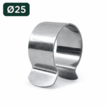 Un clips diamètre 25mm pour serre