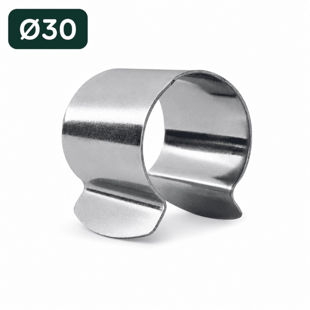 Un clips diamètre 30mm pour serre