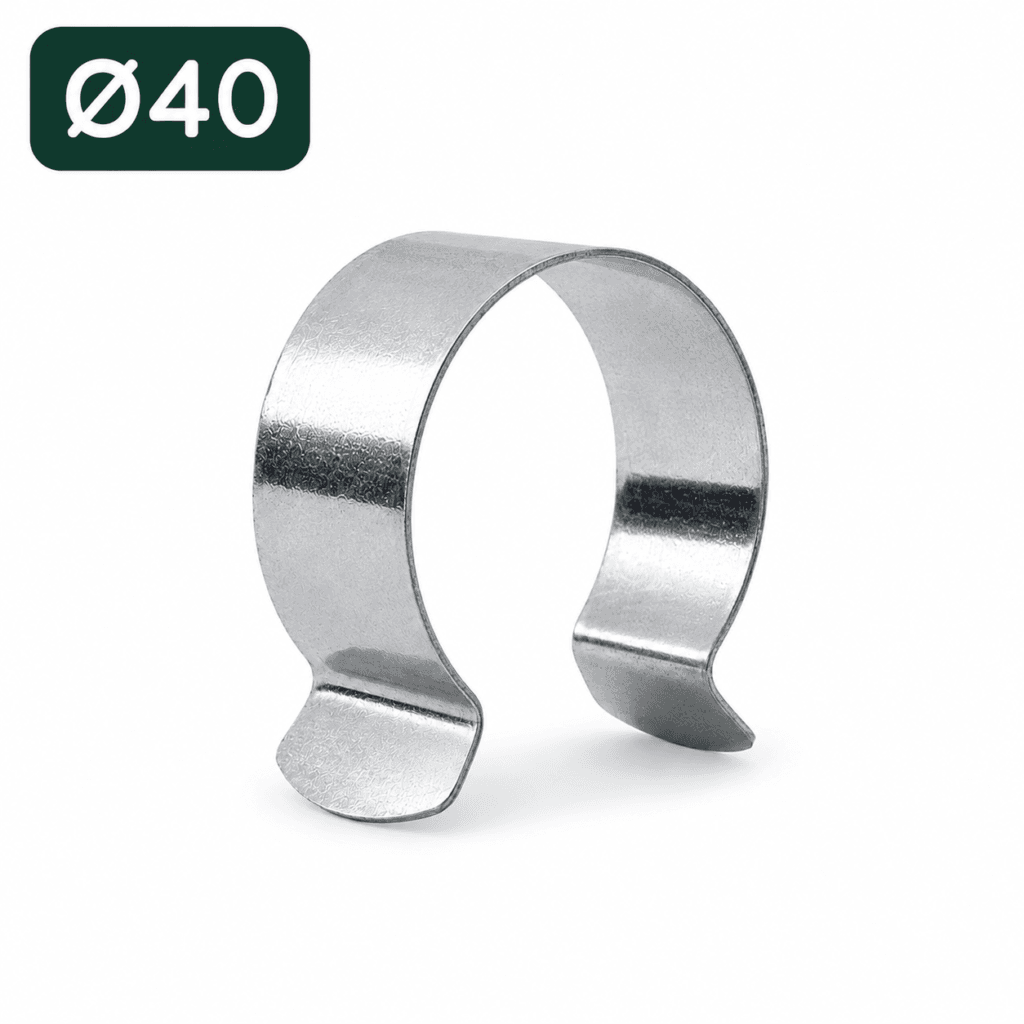 Un clips diamètre 40mm pour serre