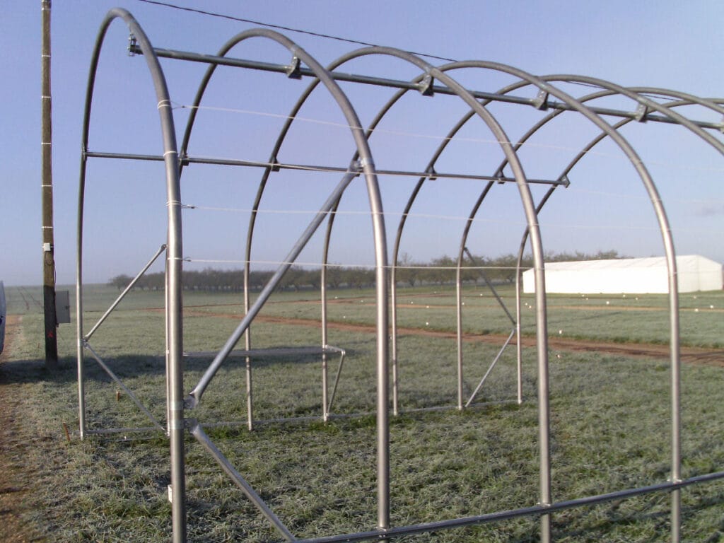 Fil deltex sur structure