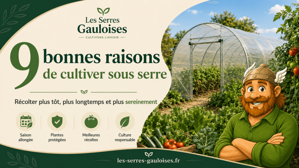 9 bonnes raisons de cultiver sous serre